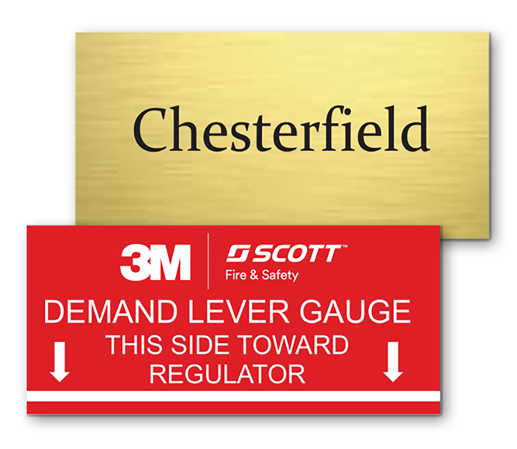 The Sparta engrave only name badge 6-9 sq" 1