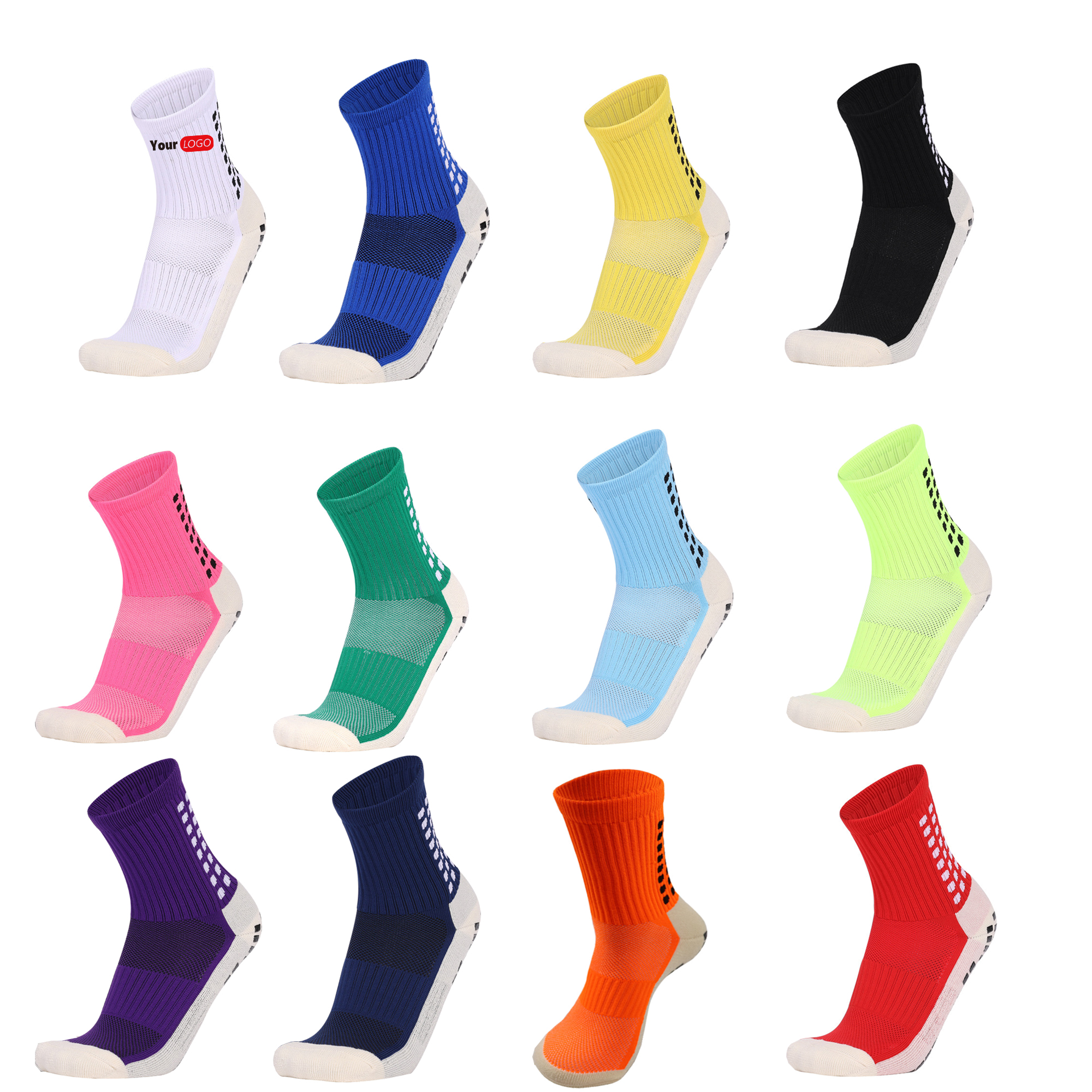 MOQ100 Soccer Socks Anti-Slip 2