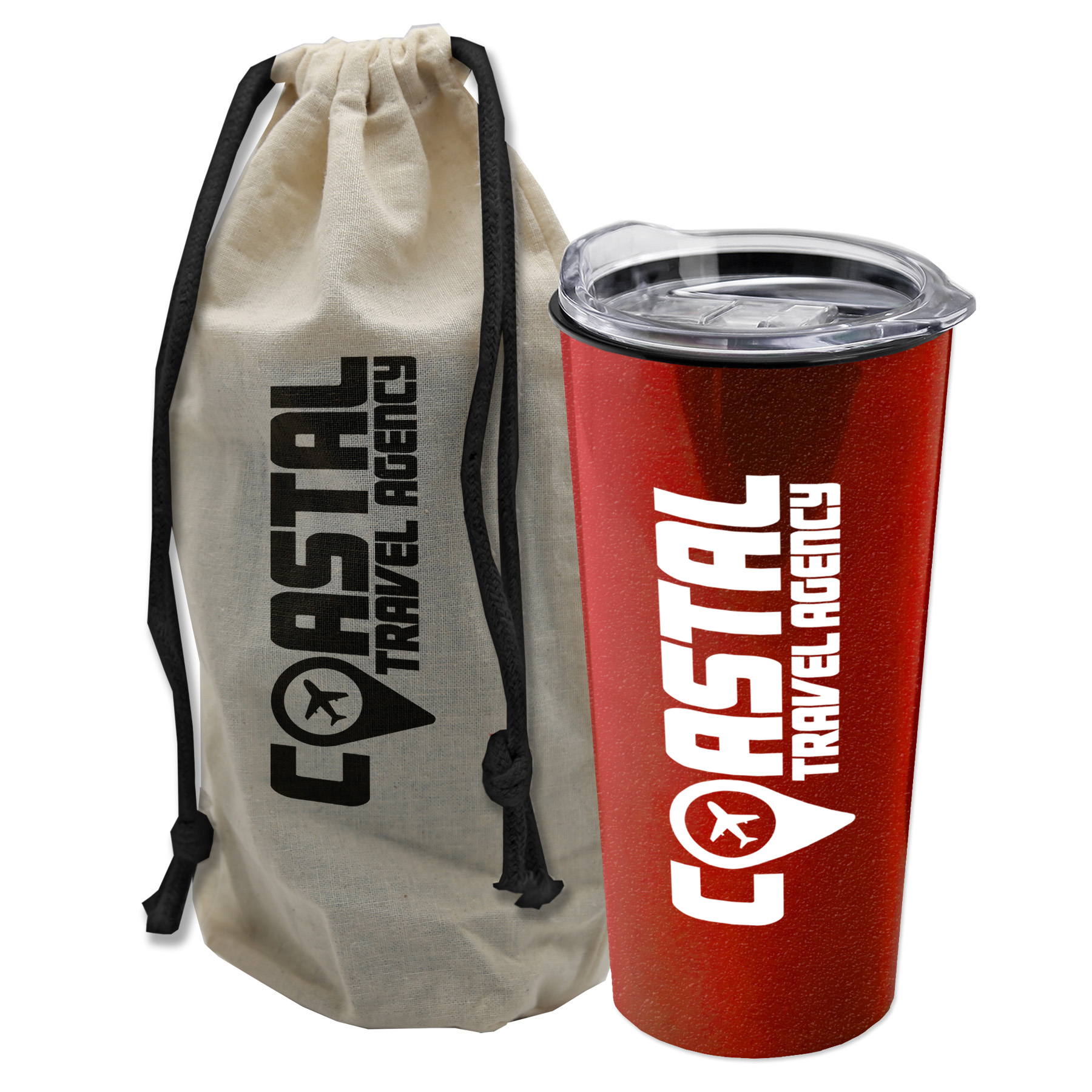 Explorer Tumbler - 18 oz. Tumbler with Se- in a Reusable Cotton Bag 1