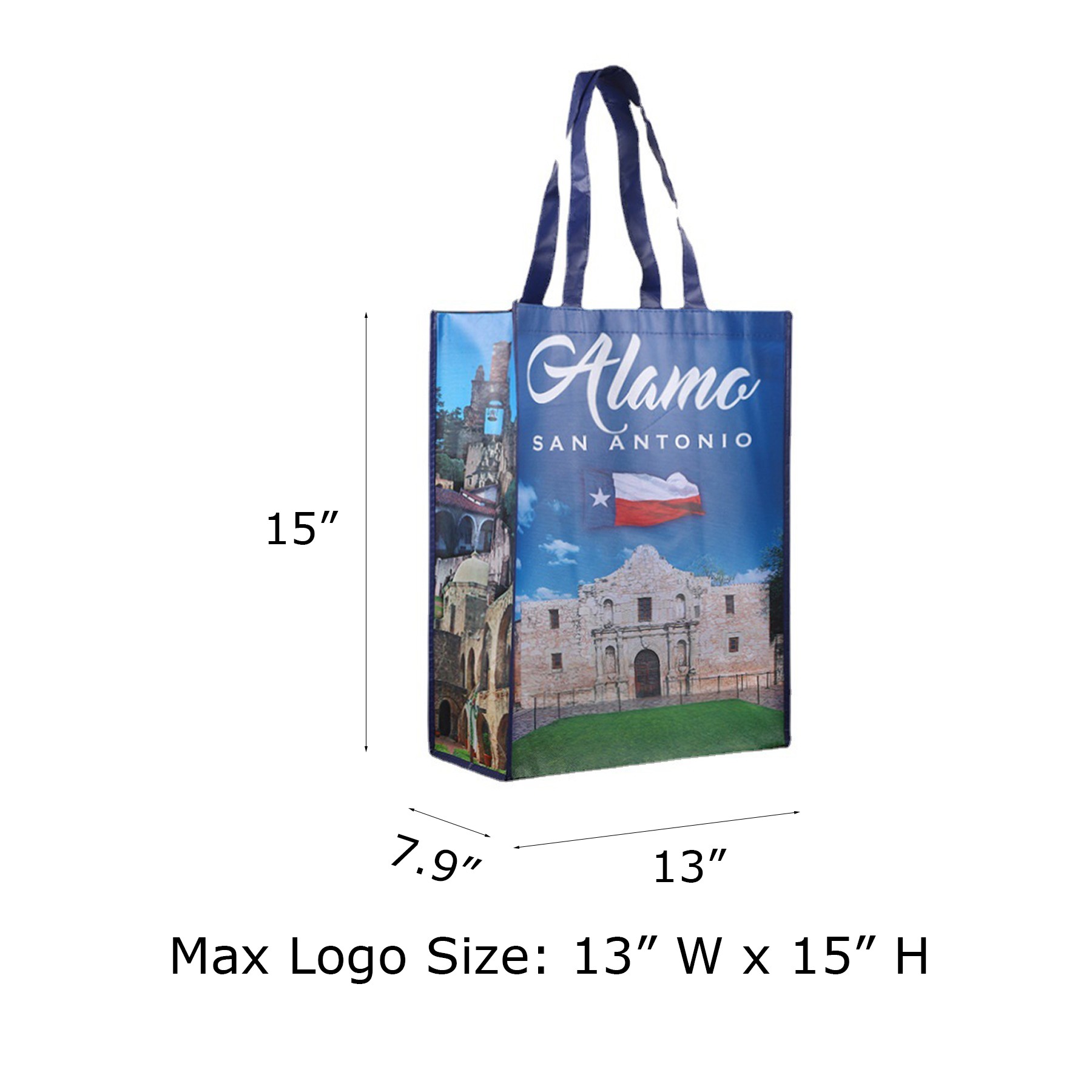 Custom Full Color Non-Woven Laminated Shopping Tote Bag 2