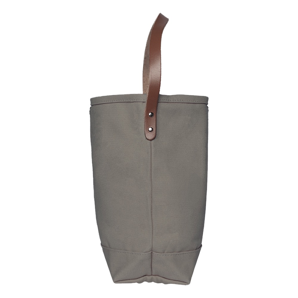 18 Oz. Super Heavy Canvas Bucket Tote w/Leather Handle 9