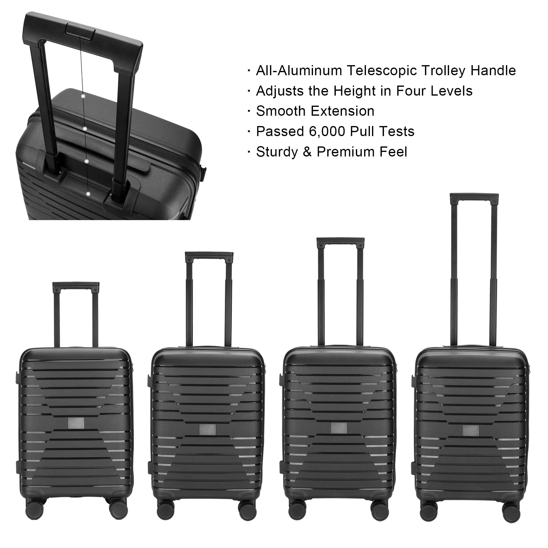 Personalized Lightweight Rolling Carry-On Luggage 6