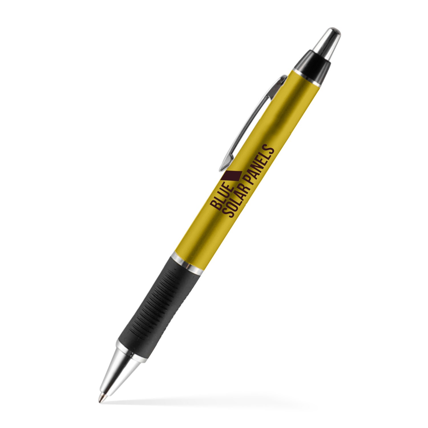 Barton Click Pen - Silver Accents 3