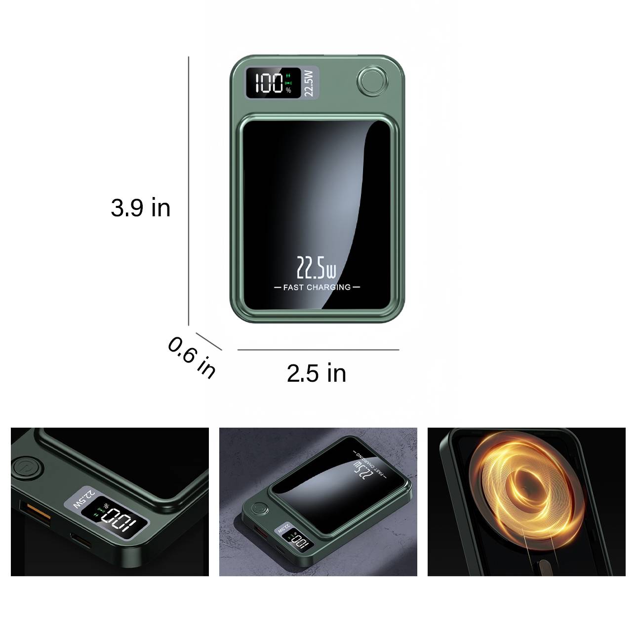 Super fast magnetic wireless power bank 4