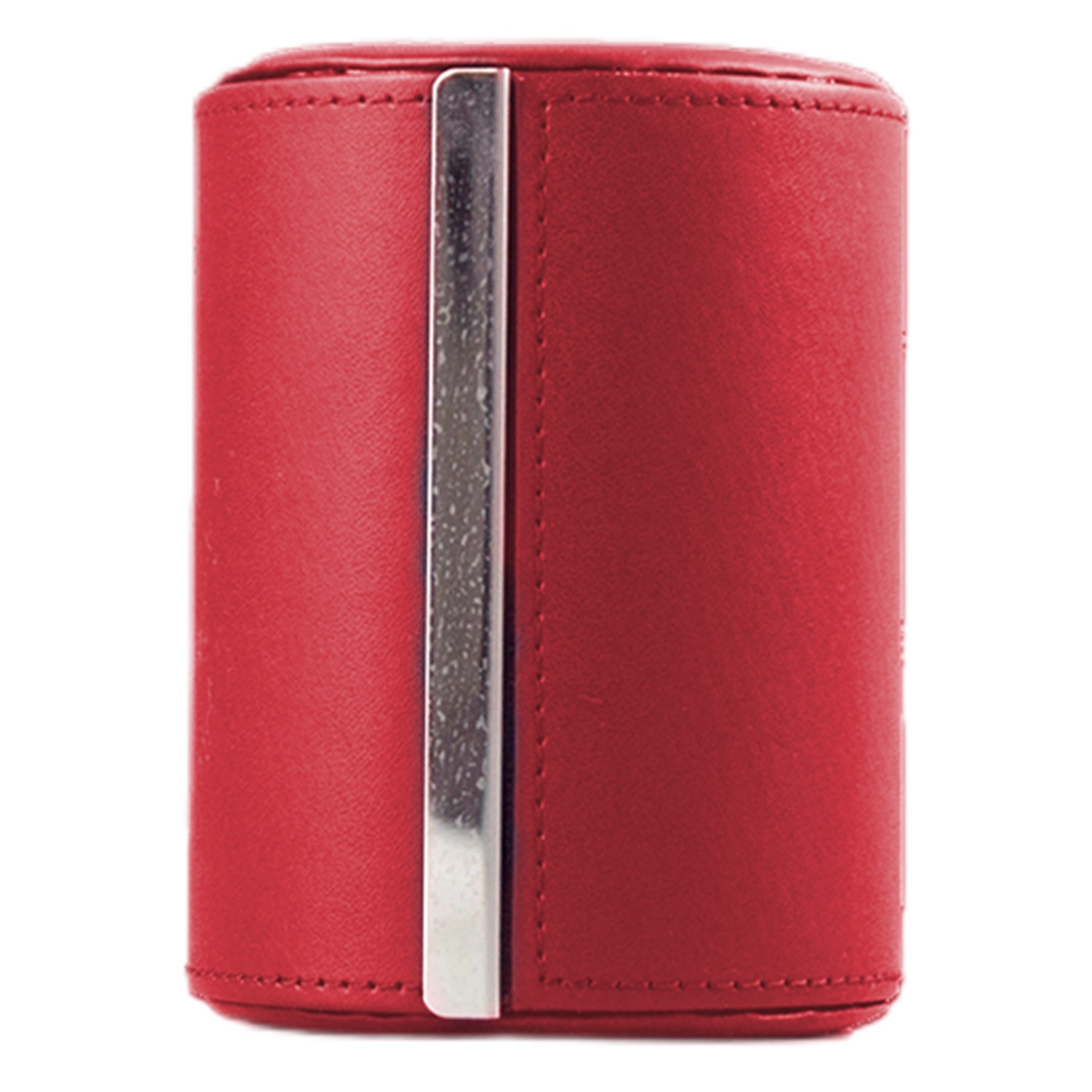 Travel Cylinder Leather Tie Box 4