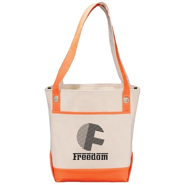 Custom Small Heavy Canvas Tote Bag, custom tote bag with logo imprint 2