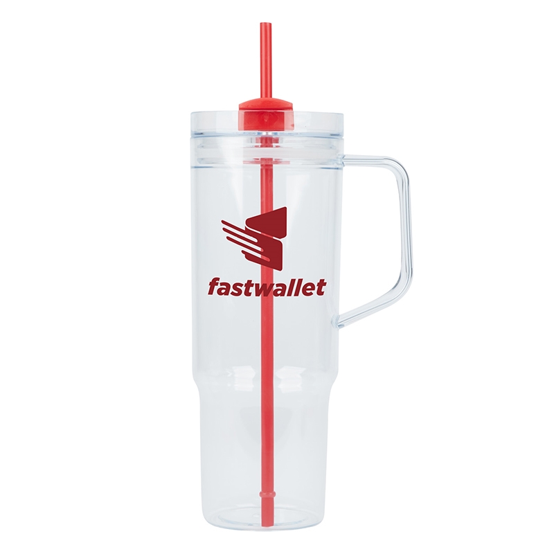 Oliver 40 oz. Clear AS Travel Mug 9