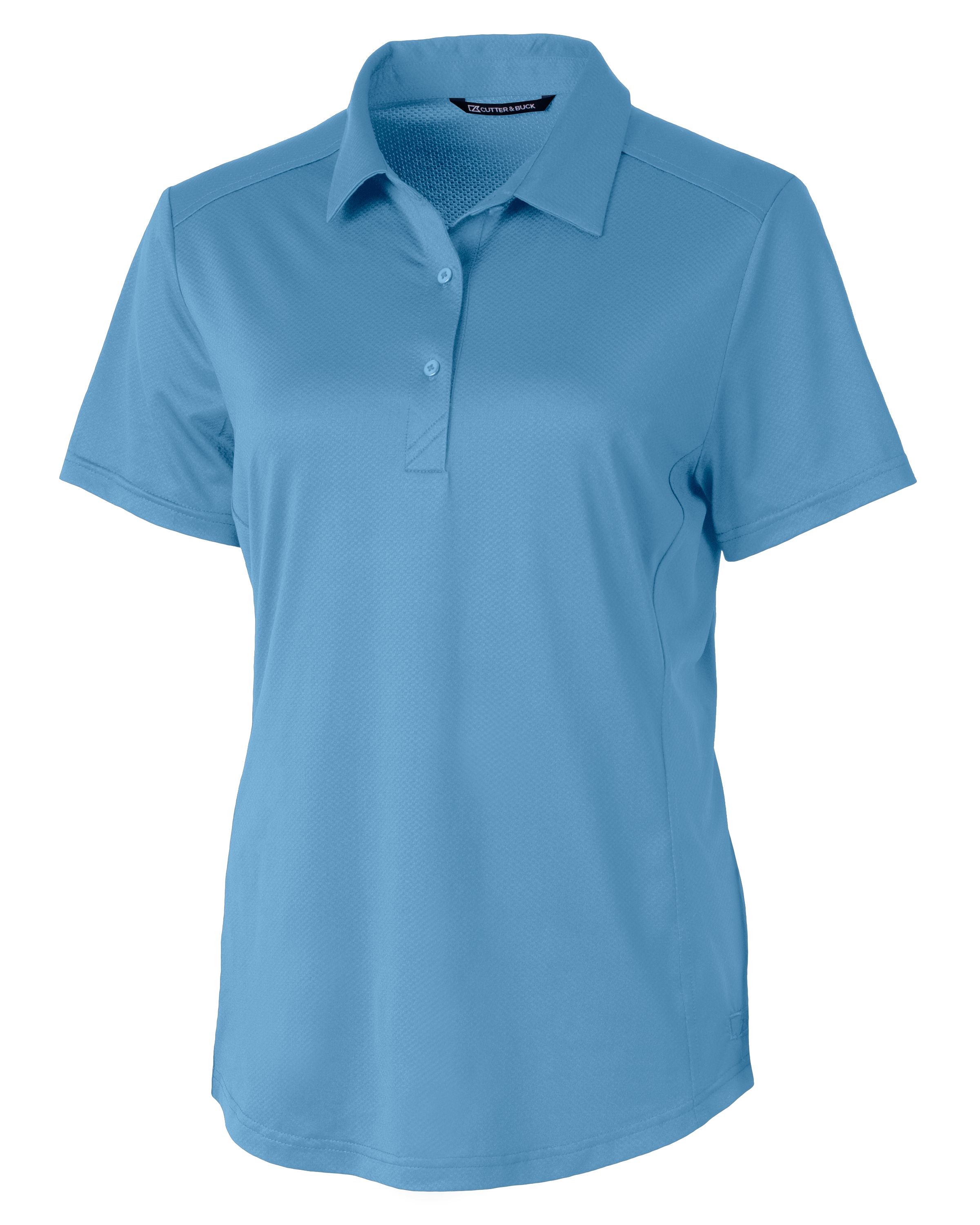 Prospect Eco Textured Stretch Recycled Womens Short Sleeve Polo
