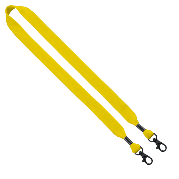 3/4" Cotton Double Lobster Clip Lanyard 27
