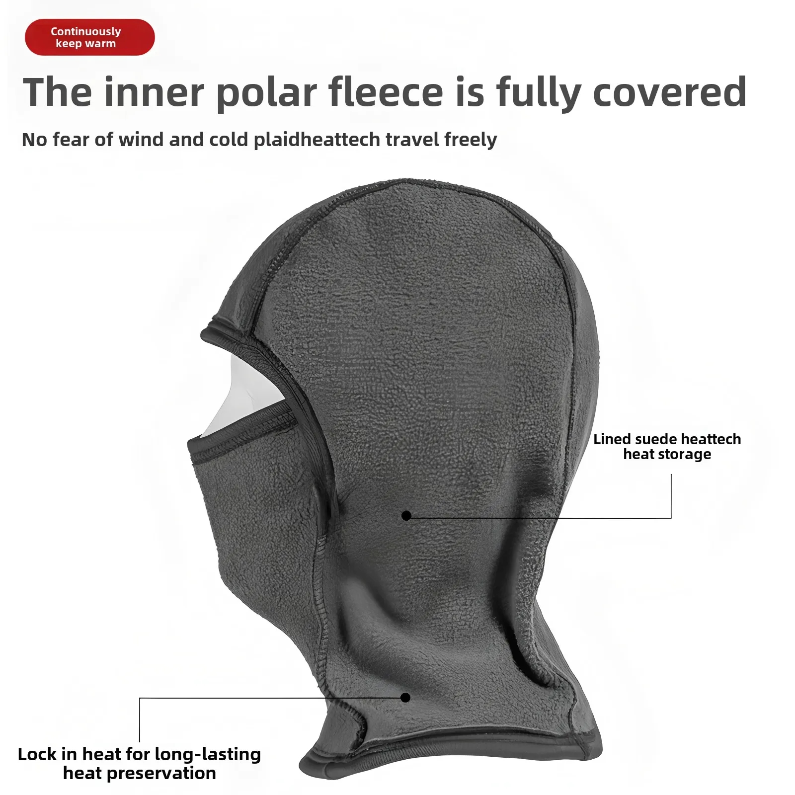 Polar Fleece Winter Balaclava Ski Mask 3