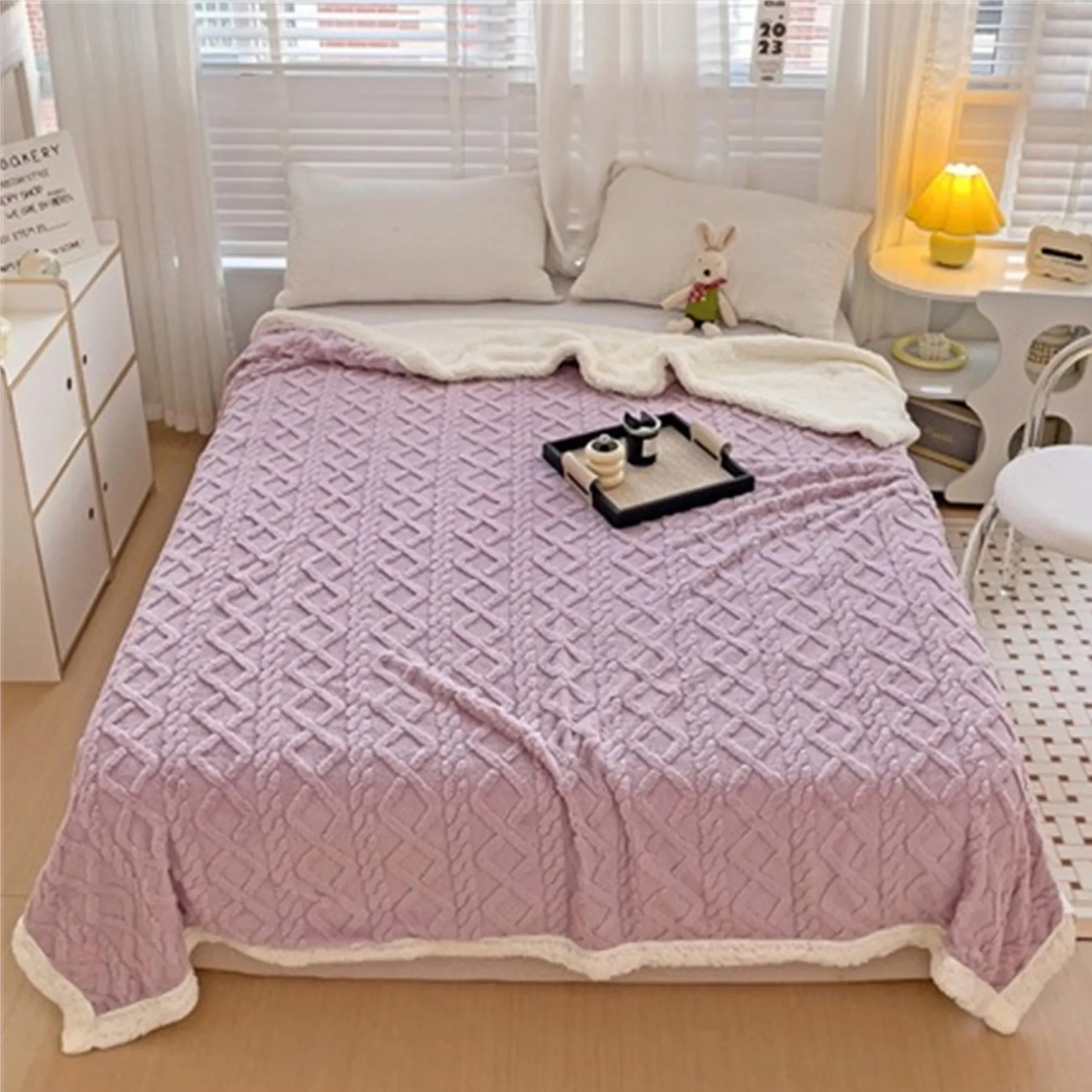 Sherpa Throw Blanket 5