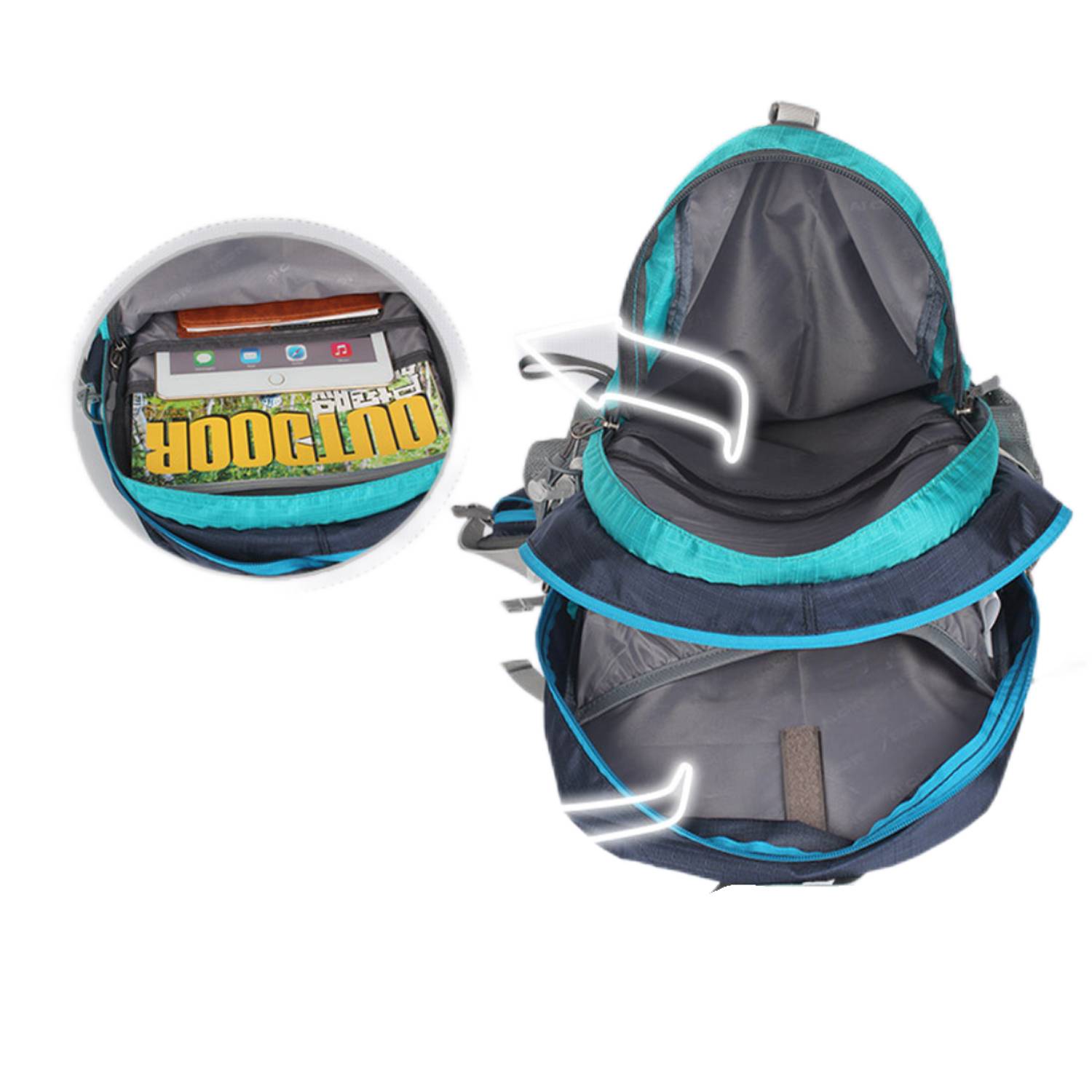 Leisure Travel Nylon Backpack 5