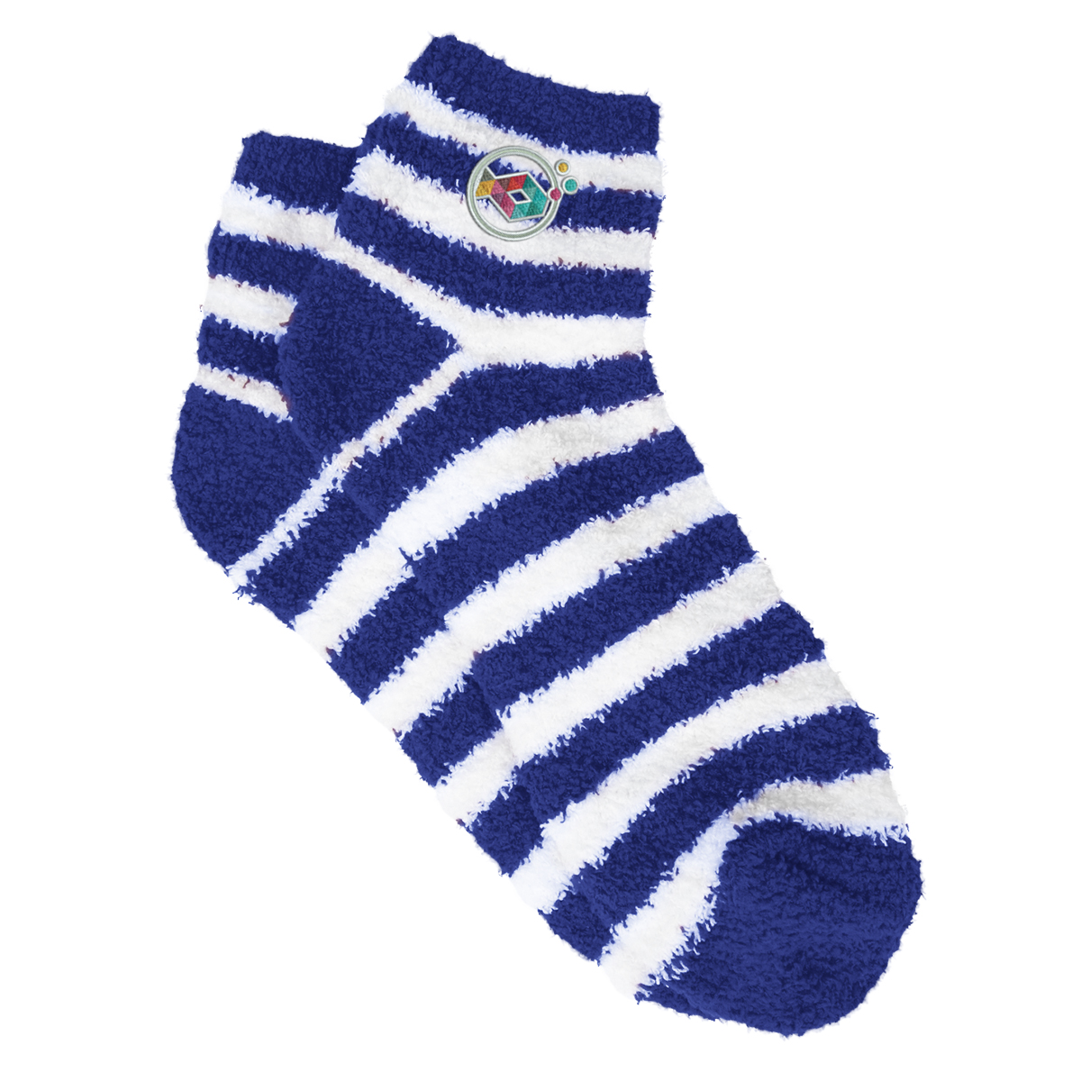 Fuzzy Stripe Socks 7