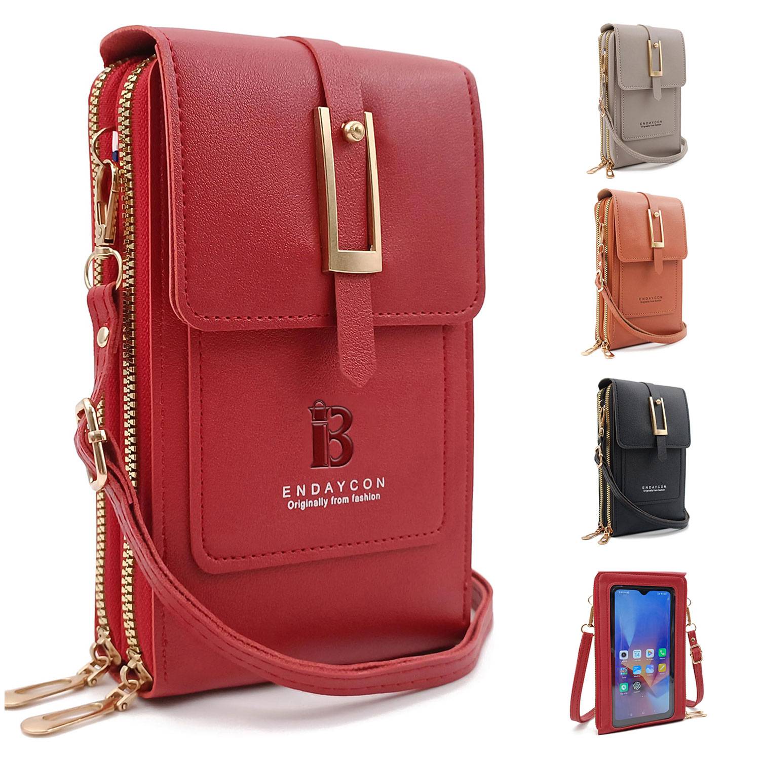 Stylish PU Women's Cell Cross Body Purse 2