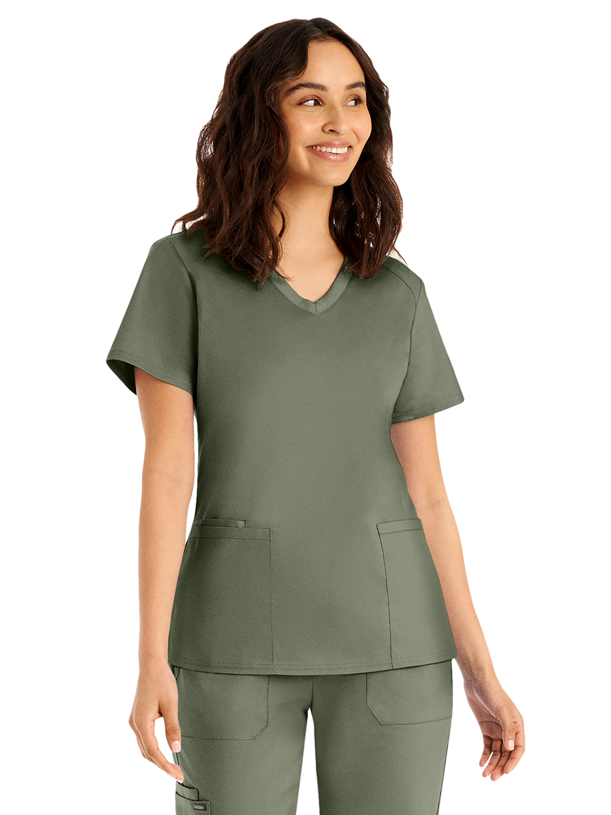 Landau - ProFlex - Women's Three-Pocket V-Neck Top 43