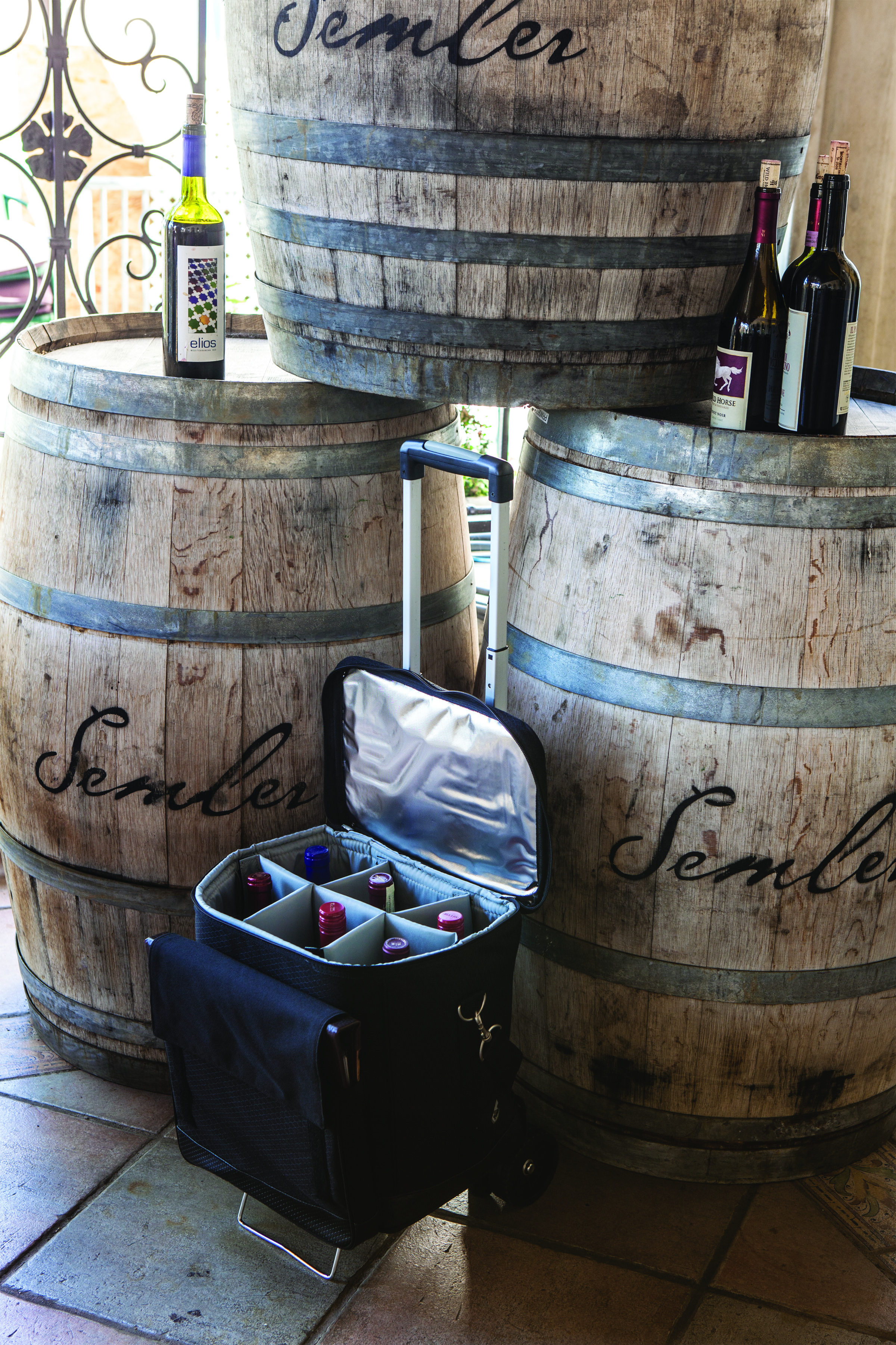Cellar 6-Bottle Wine Carrier & Cooler Tote 2