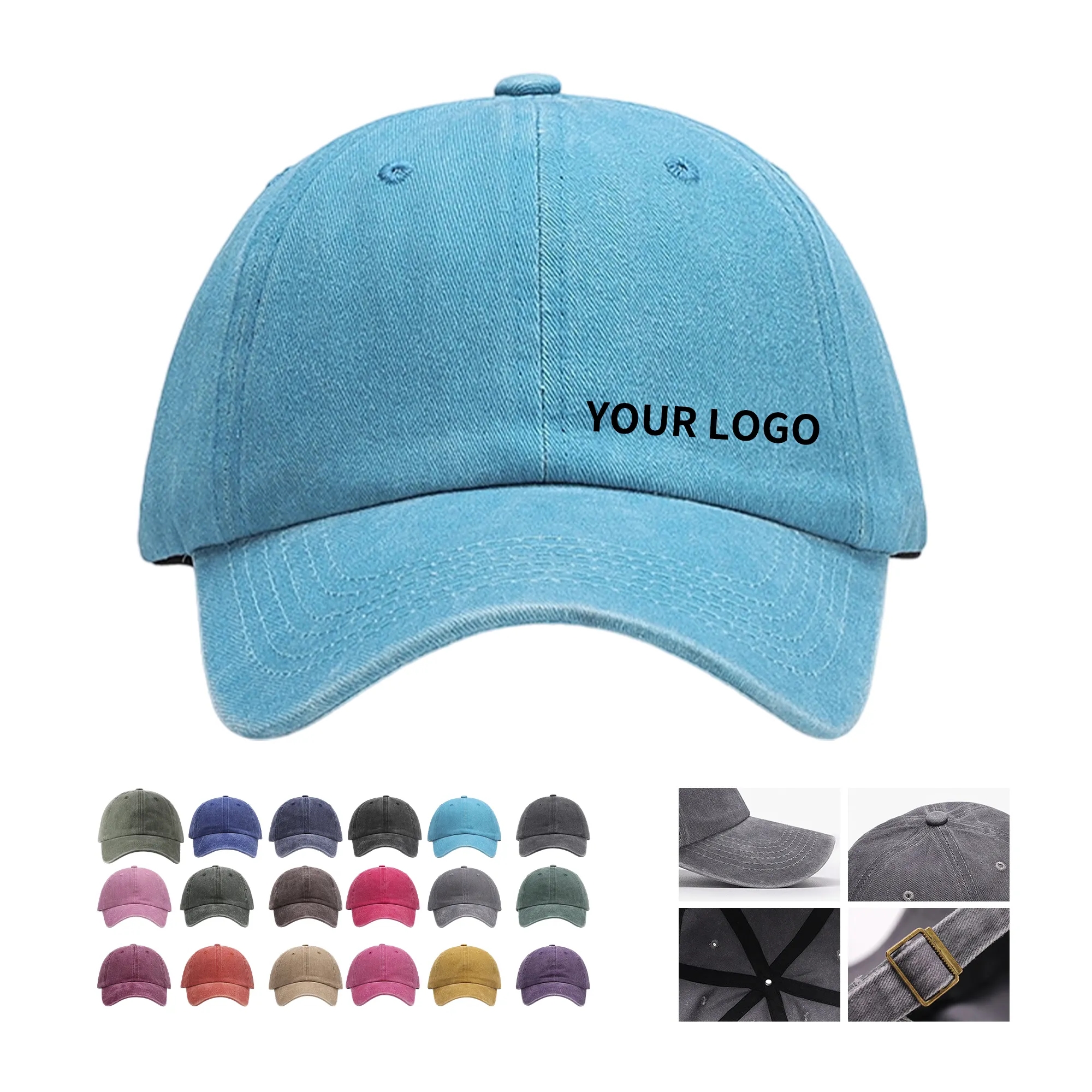 Vintage Washed Baseball Cap 16