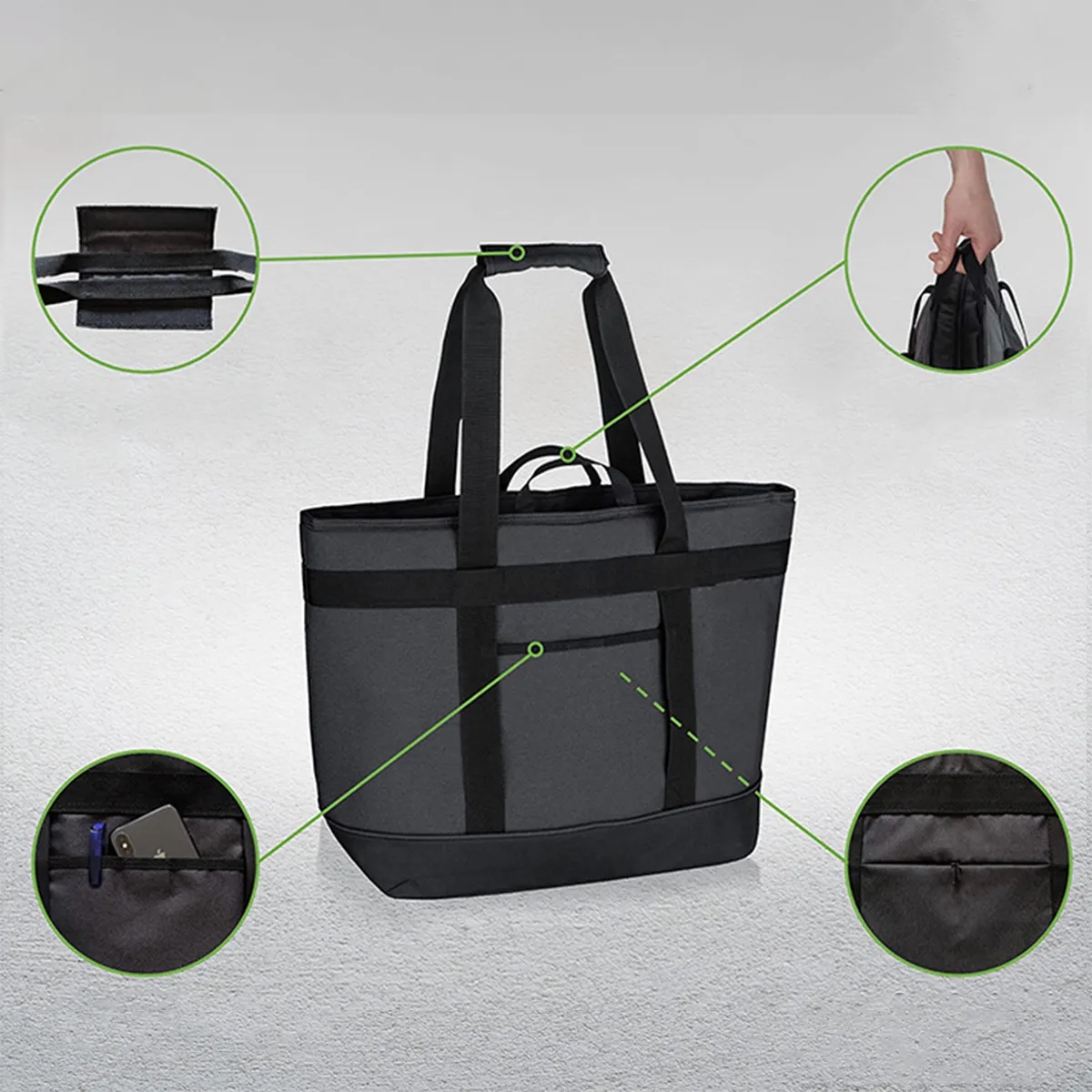 Collapsible Insulated Cooler Tote Bag 4