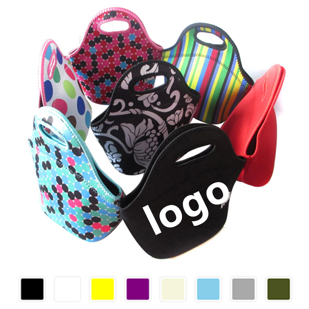 Neoprene School Lunch Tote Bag With Handle 3