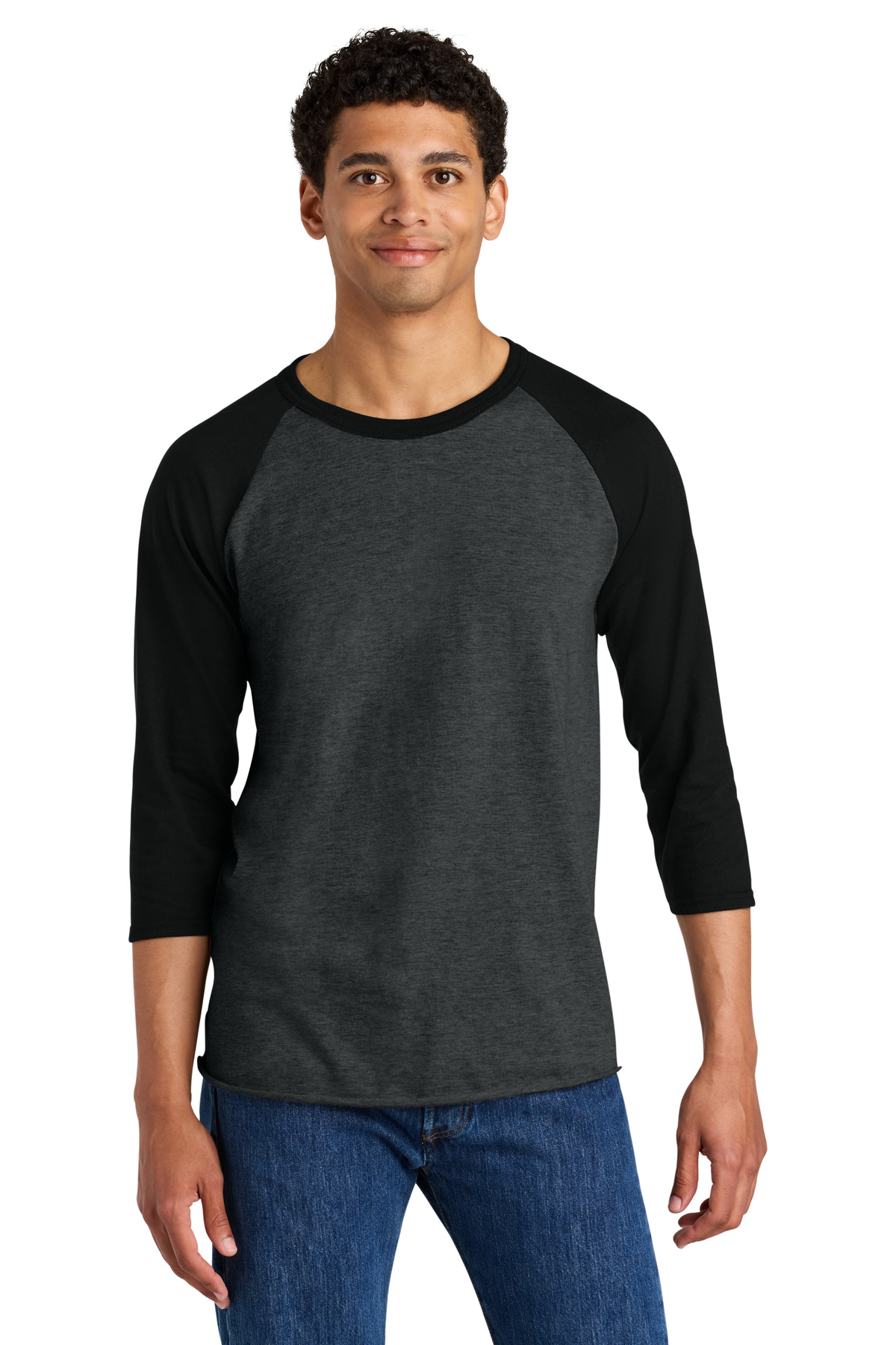 Jerzees Unisex Premium Blend Combed Ring Spun 3/4-Sleeve Raglan 560R 20