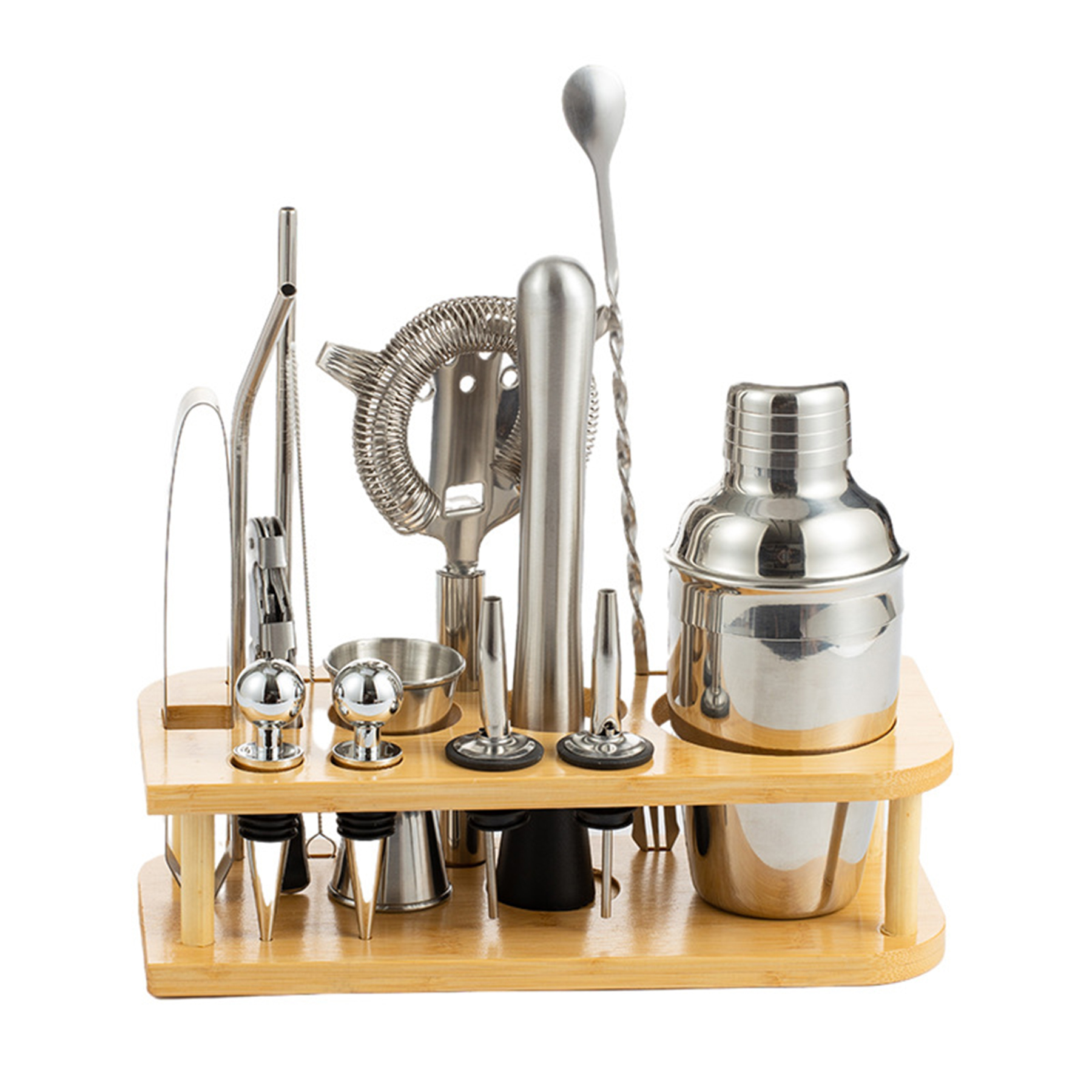Stainless Steel Cocktail Tools 13 Pcs Set 2