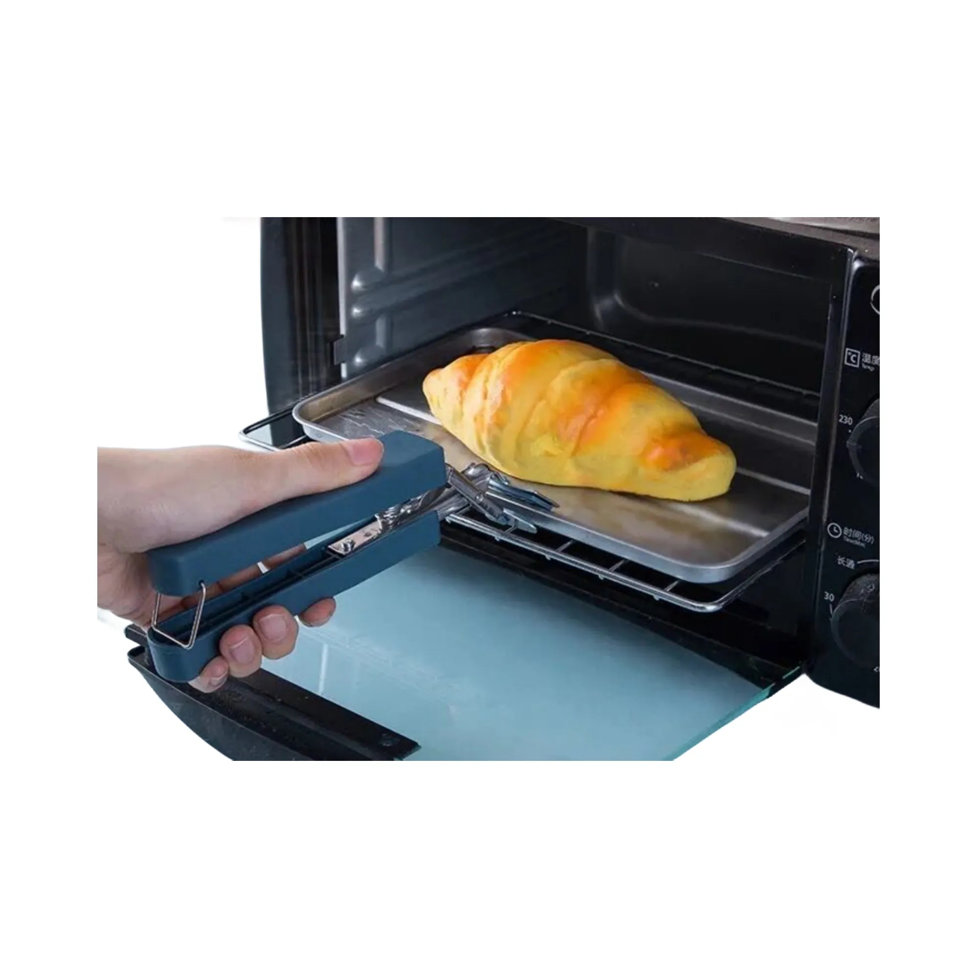 Dish Clip /Anti-Hot Pan Tongs/Silicone Oven Mitts 4