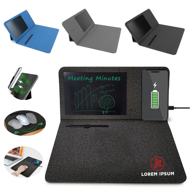 Wireless Charging Mouse Pad with Writing Board 3