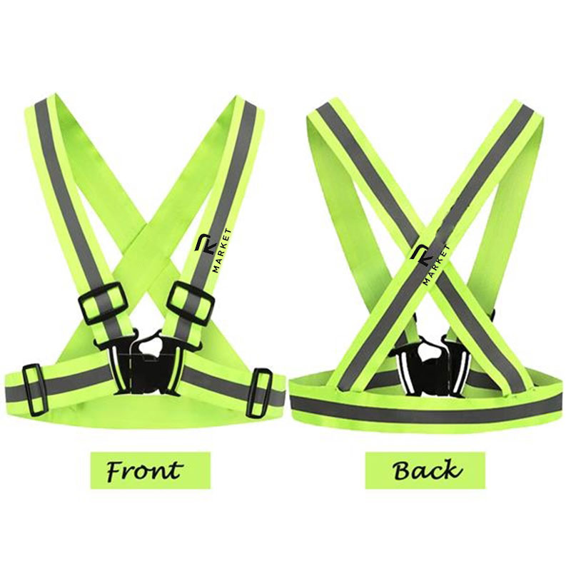 Adjustable Lightweight Elastic Safety Vest Outdoor Gear 2