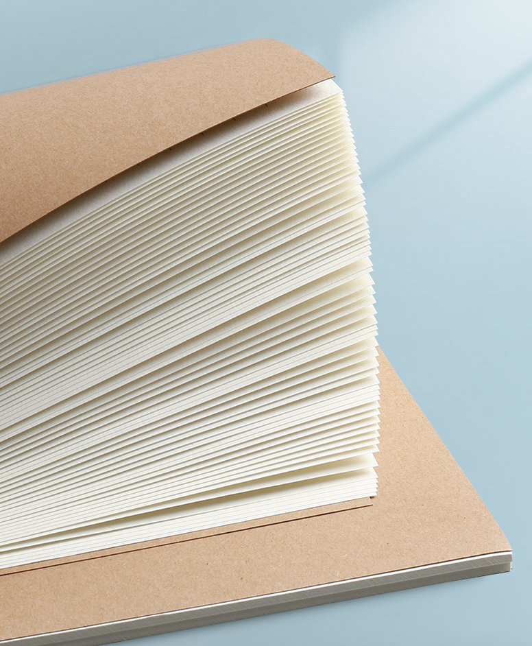 B5 Hard Kraft Cover Wire Bound Notebook 60 sheets 7