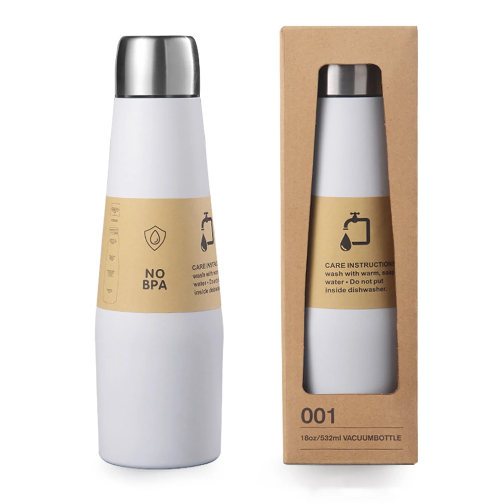 18oz 304 Stainless Steel Vacuum Insulated Water Bottle 12