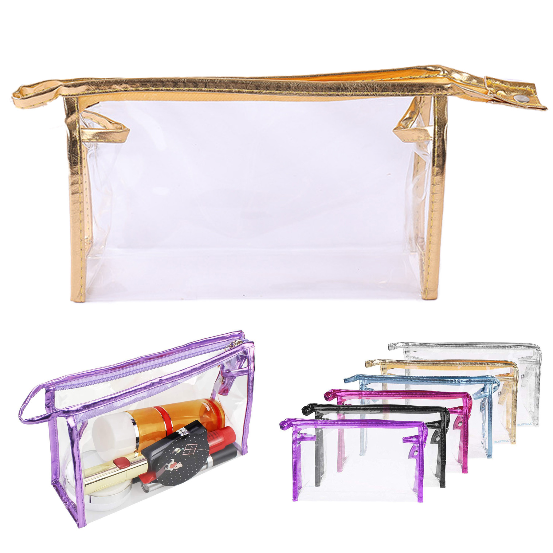 Waterproof Cosmetic Bag With Zipper 2