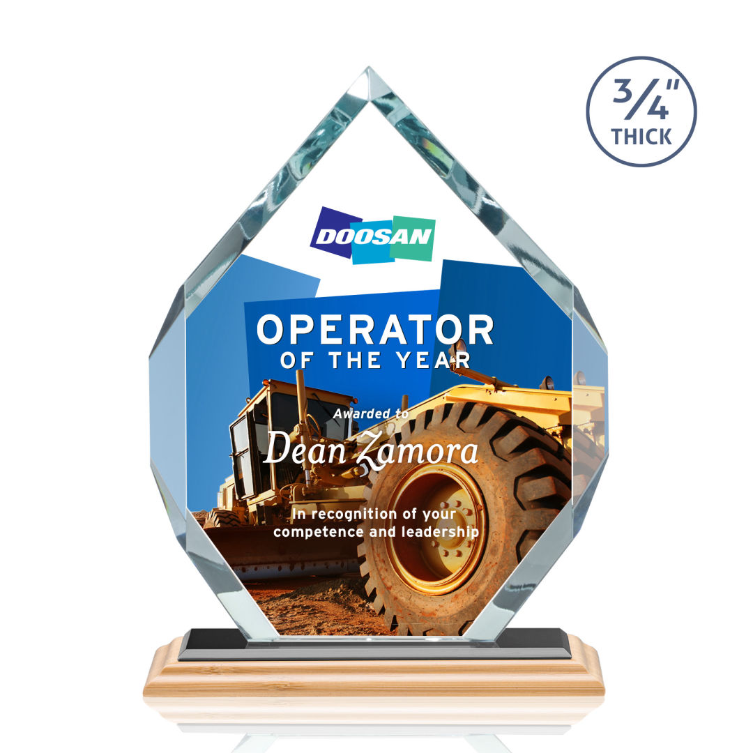 Royal Diamond VividPrint™ Award - Bamboo/Black 7