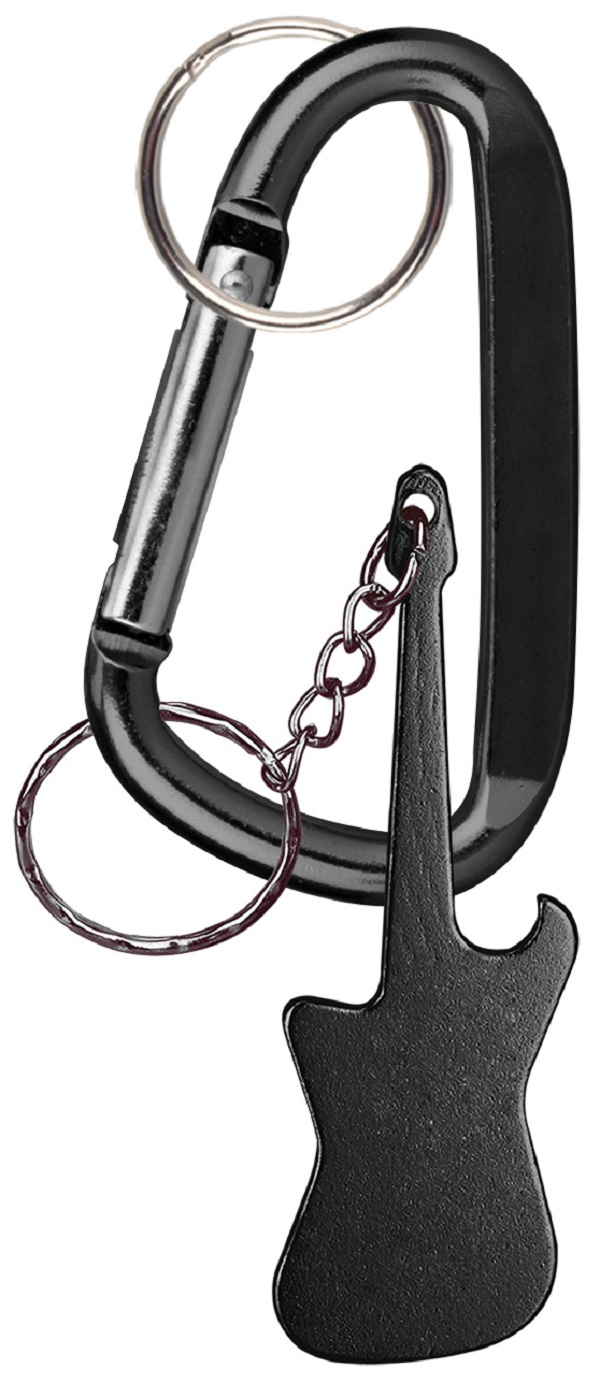 Guitar Shaped Bottle Opener Key Holder and Carabiner 6