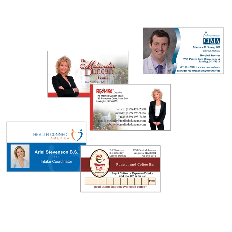 Digital Print Business Cards full color with UV Coating - 2" x 3-1/2" 1