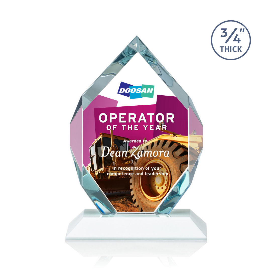 Royal Diamond VividPrint™ Award - White 9