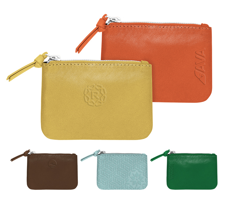 Real Leather Coin Pouch