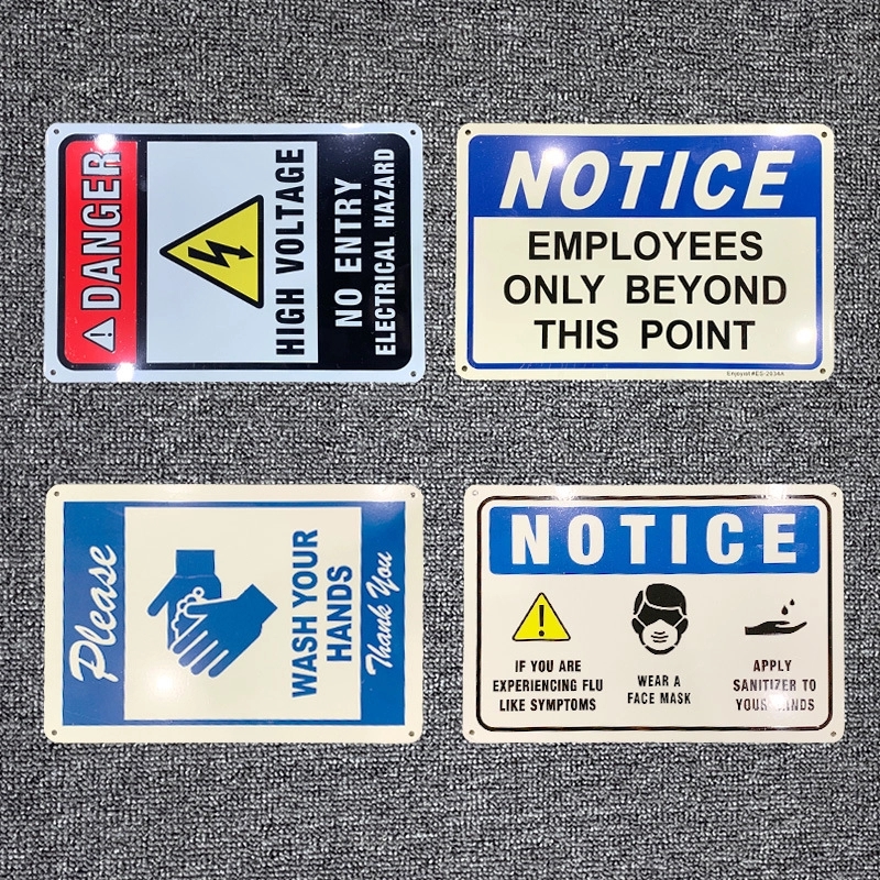Custom Aluminum Warning Signs 9