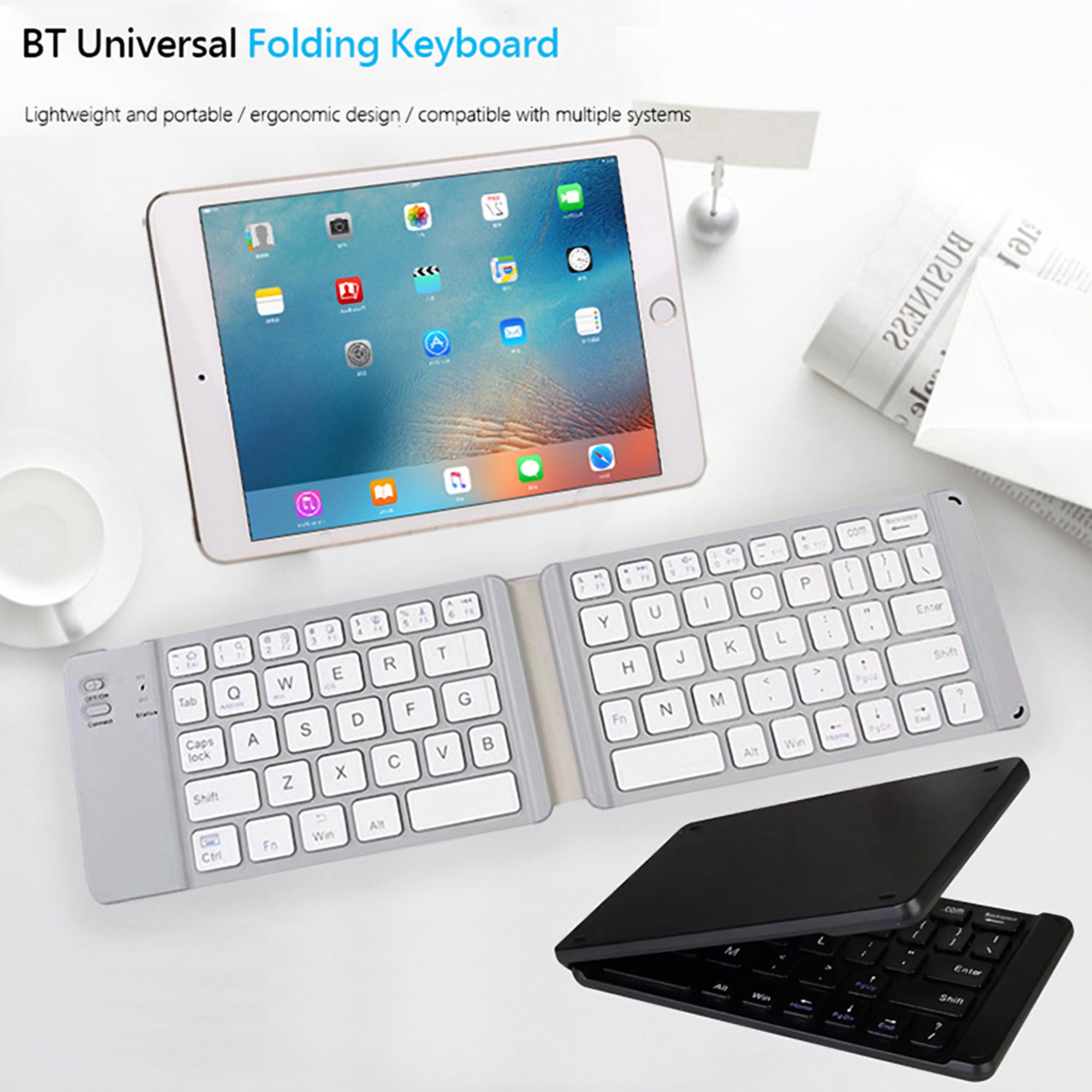 Wireless Bluetooth Foldable Keyboard 5