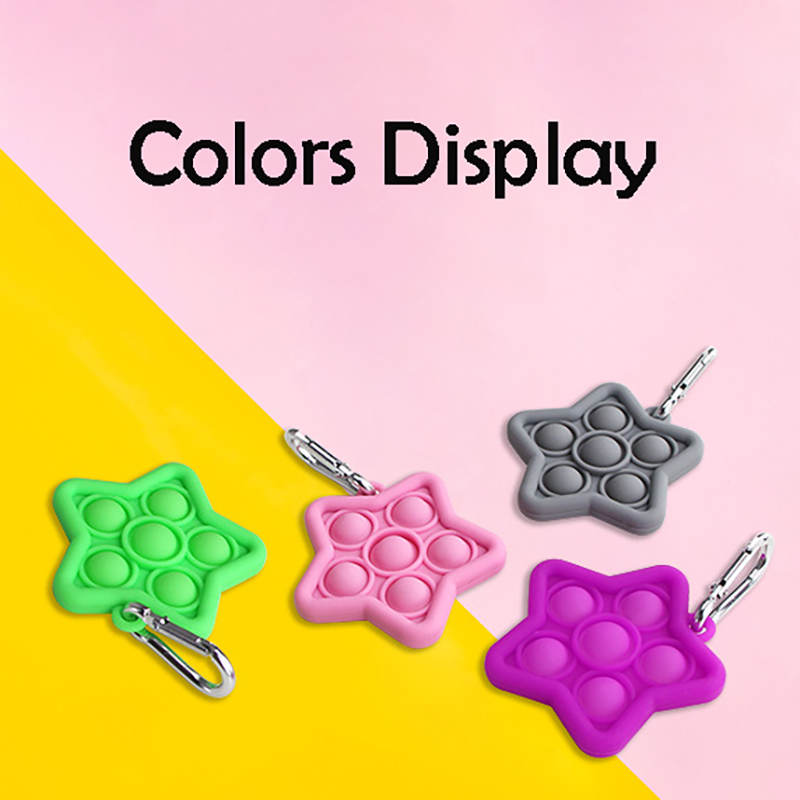 2 in 1 Stress Relief Popper Keychain 11