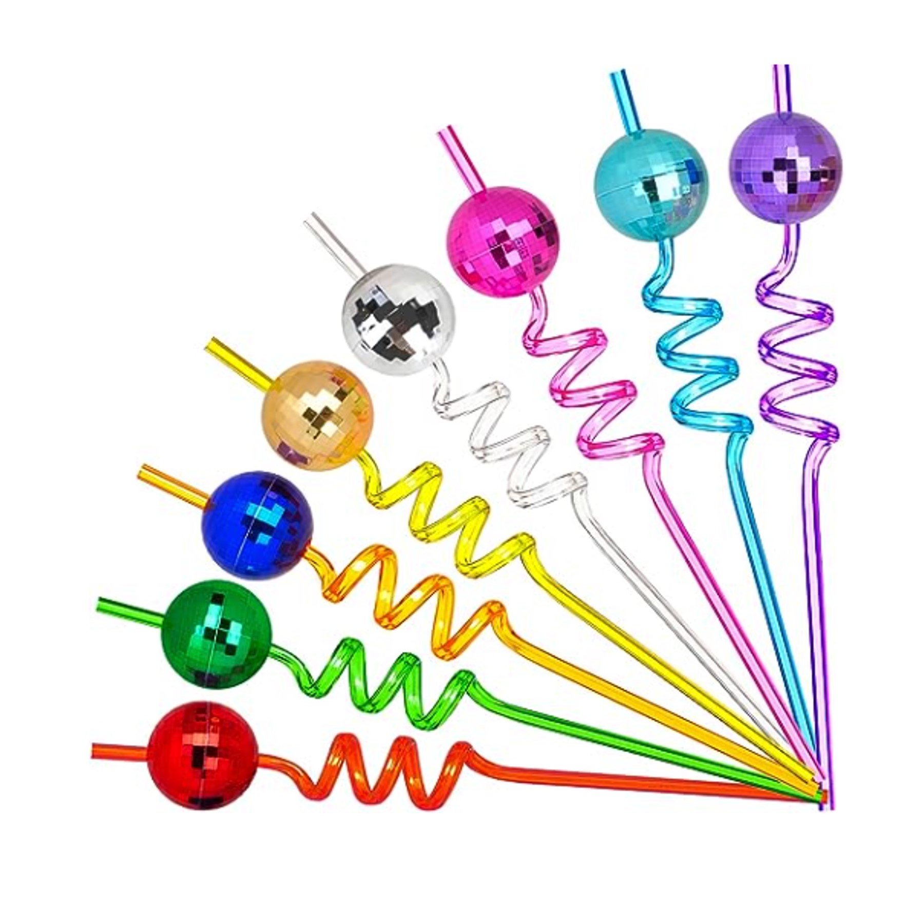 Disco Ball Straw (direct import) 6
