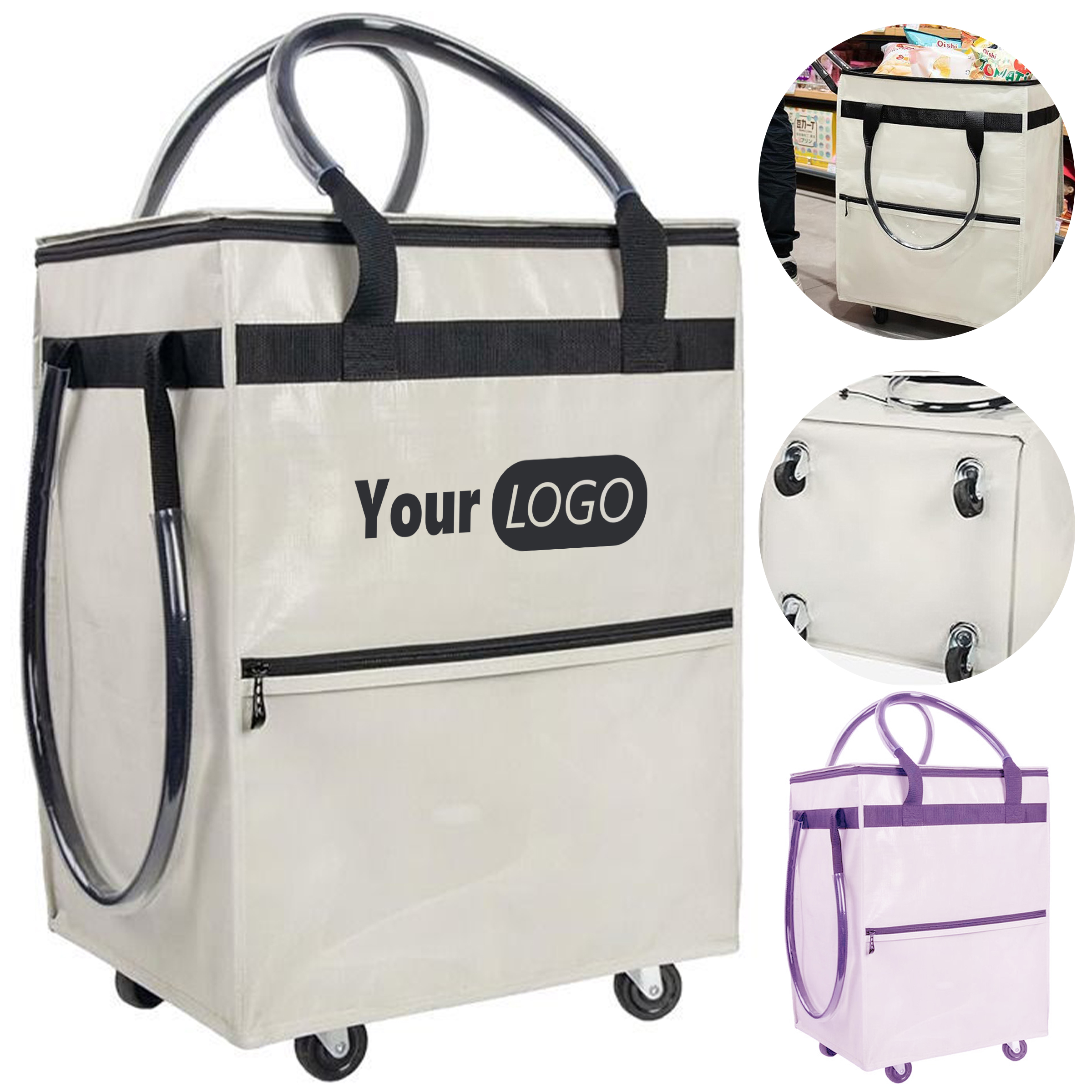 Polypropylene Multi Functional Wheeled Laundry Basket 1