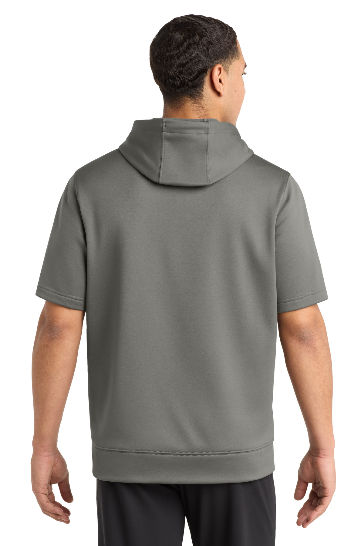 Sport-Tek Sport-Wick Fleece Short Sleeve Hooded Pullover. ST251, custom hoodie or sweatshirt with logo imprint 3