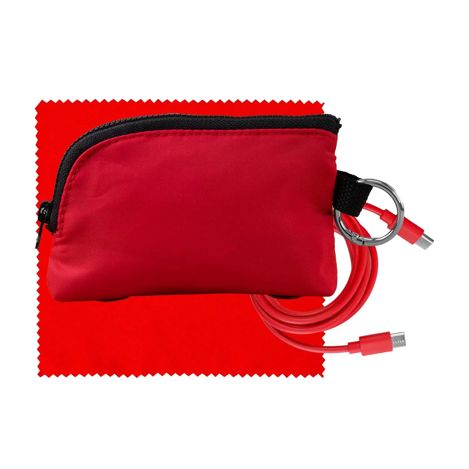 Zip Around C to C Cable & Cloth Set 1