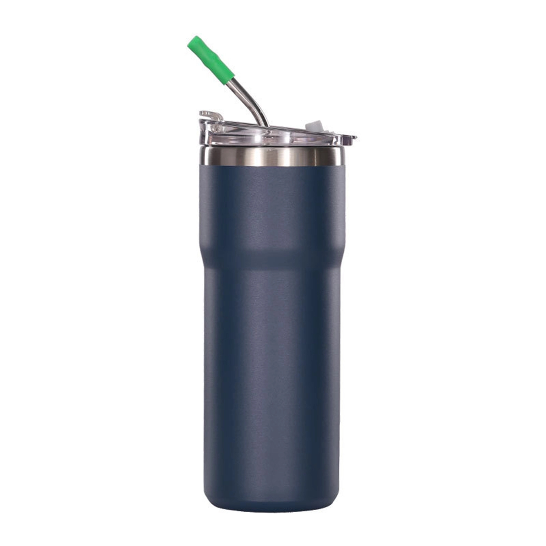 20 Oz. Blank Double Wall Vacuum Mug with Straw 3