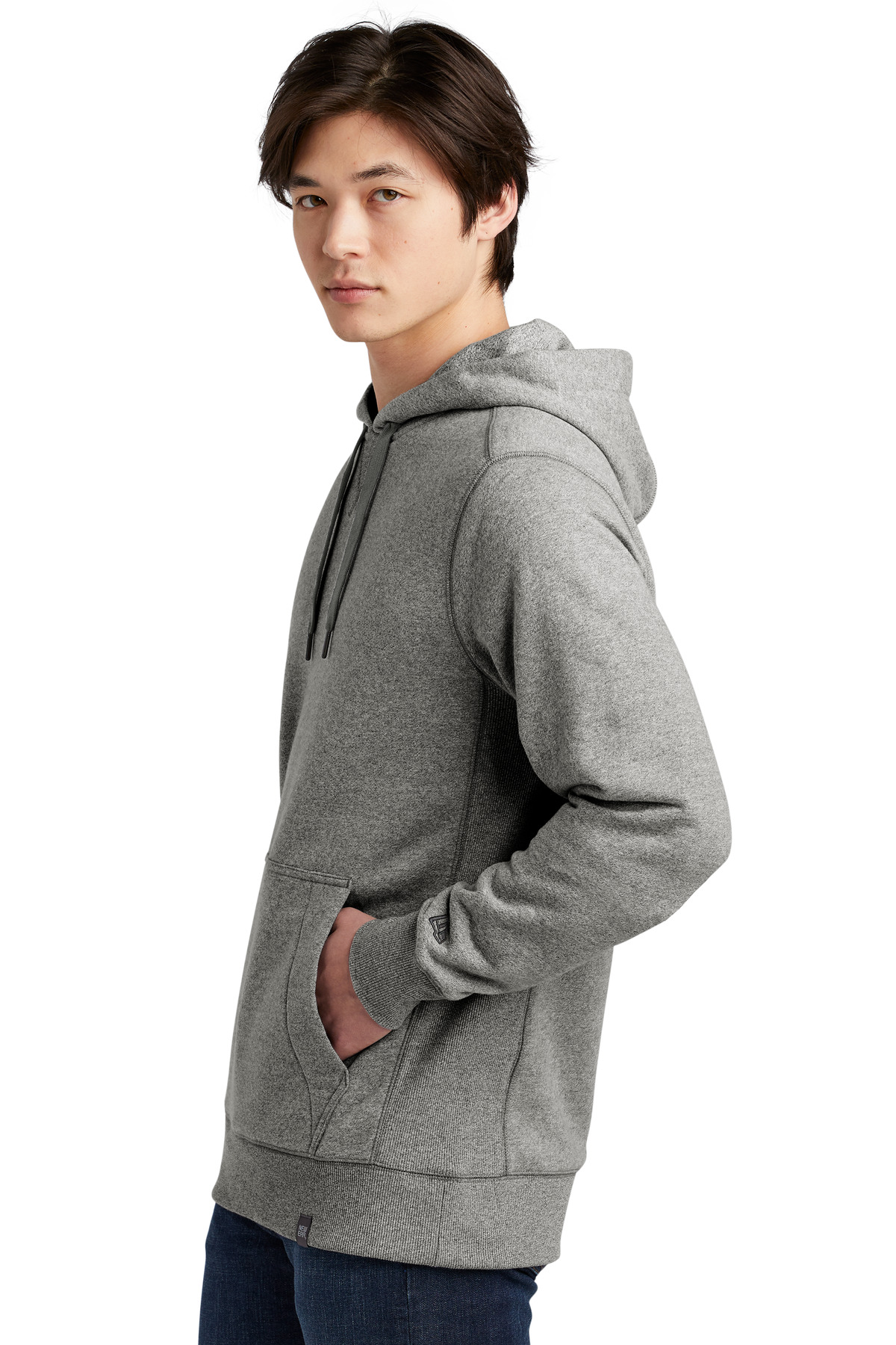 New Era French Terry Pullover Hoodie. NEA500, custom hoodie or sweatshirt with logo imprint 24