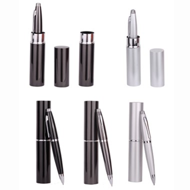 TWIST METAL BALLPOINT PEN W/ MATCHING CASE 1