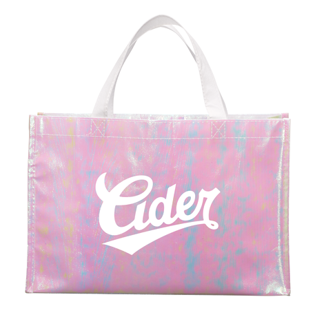 Iridescent Non-Woven Shopper Tote 8