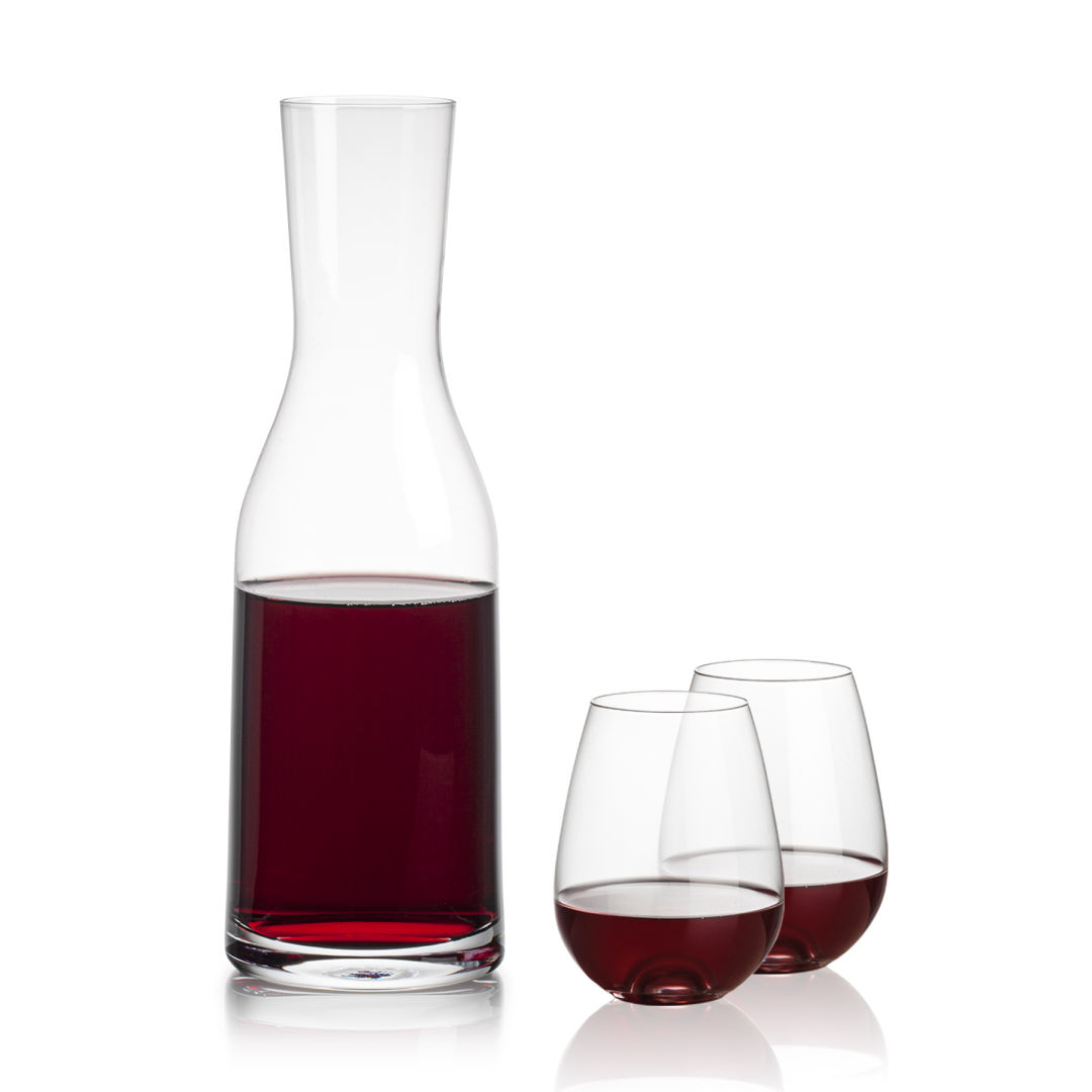 Caldmore Carafe & Edderton Stemless Wine 9