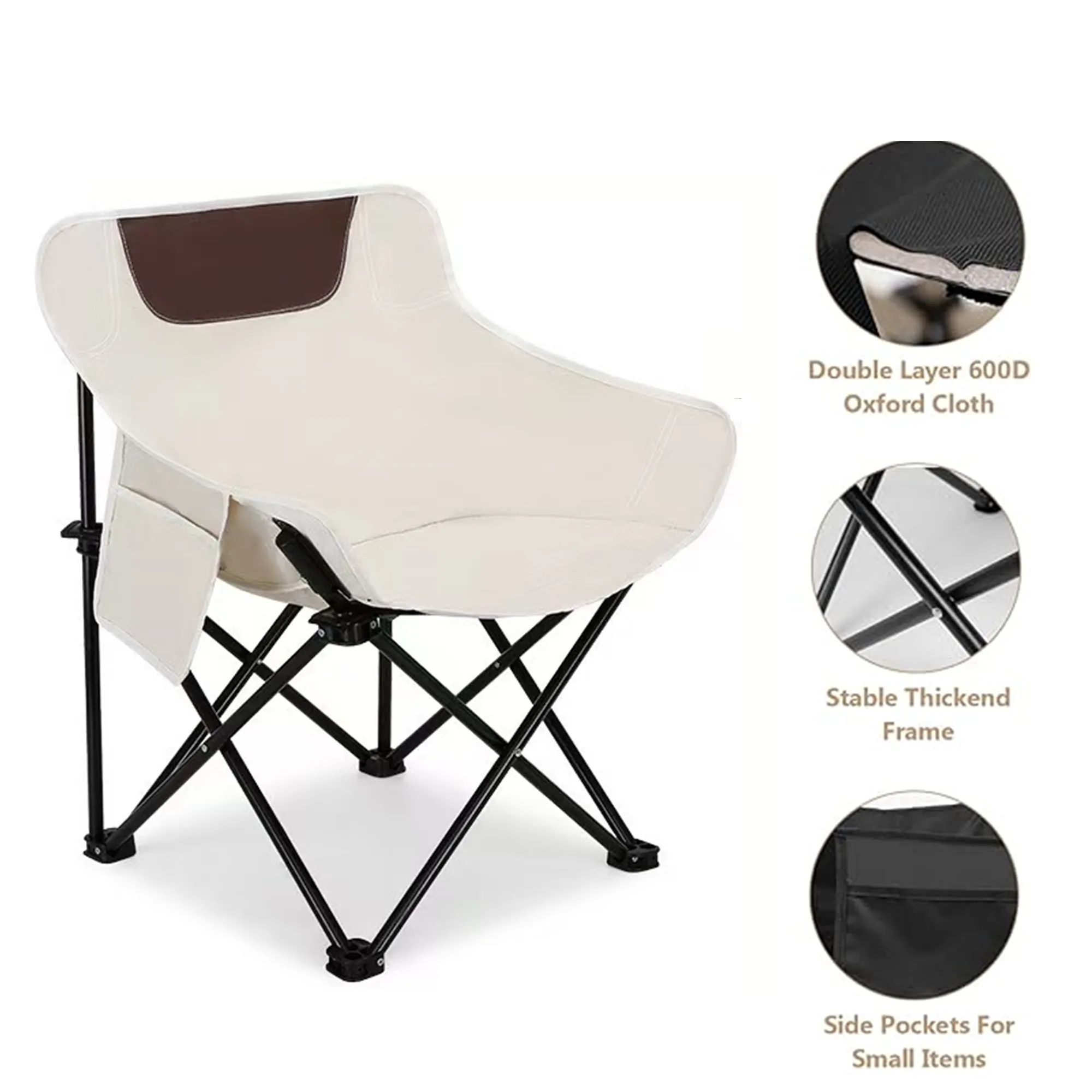 Folding Moon Chair With Portable Bag 3
