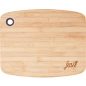 Large Bamboo Cutting Board with Silicone Grip 11
